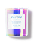 Spa Retreat - Vibes Collection (Iridescent) - 8oz/227g Coconut Wax Blend Glass Jar Candle - Key Notes: Lime, Fresh Cut Grass, Cyclamen