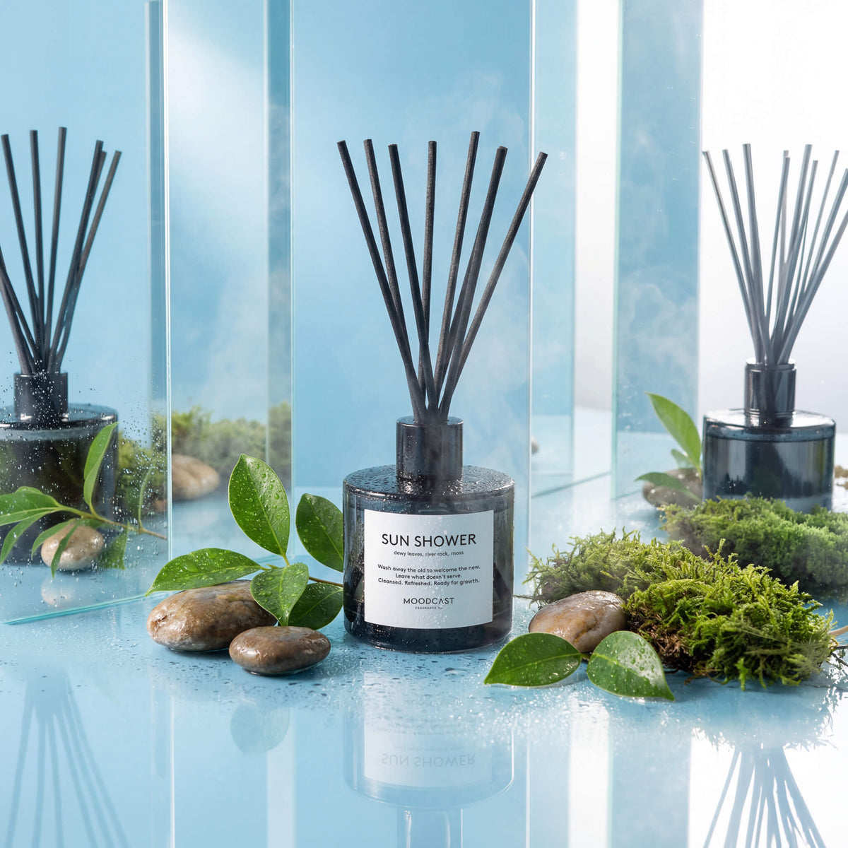 Showfou Diffuser Sun Shower | Black & White Diffuser – Moodcast Fragrance Co.